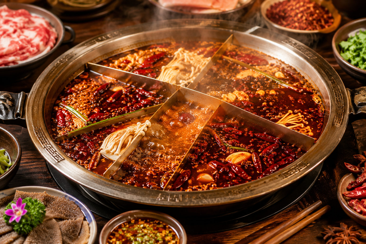 Sichuan hotpot