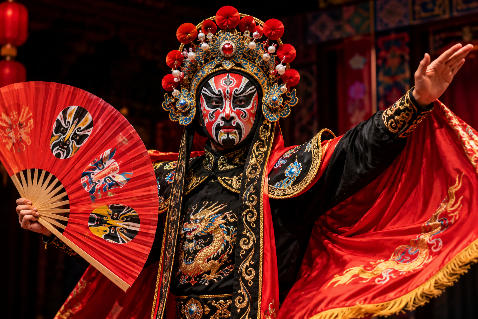 Sichuan opera performance